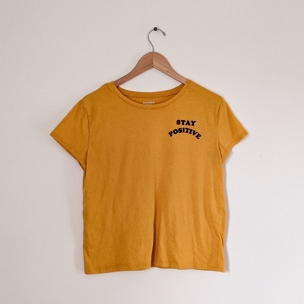 Stay positive retro t shirt